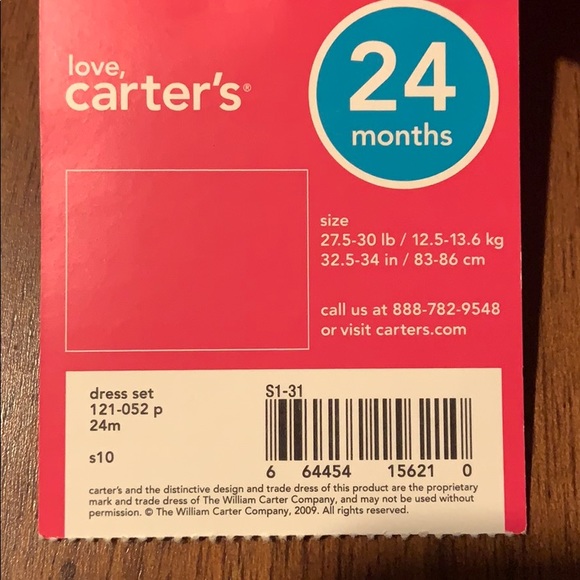 Carter’s 24 Months 2-piece Pink Party Dress - Picture 8 of 8